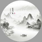 圆形装饰画