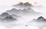 水墨山水画