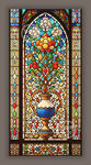 教堂蒂凡尼彩晶餐厅主题玻璃图案