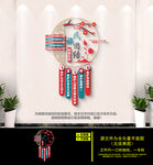 五个维护五个认同文化墙