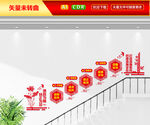 廉洁校园楼梯文化墙