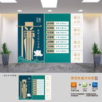 算好人生七笔账廉政党建文化墙