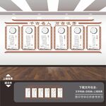 古代历史历代名人名言伟人文化墙