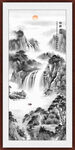 水墨中堂画国画山水 