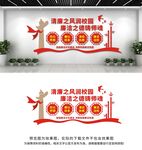 廉洁校园文化墙