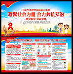 艾滋病宣传栏