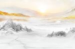 山水背景墙