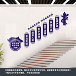 城管楼梯文化墙