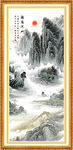 国画水墨山水画 新中式山水画