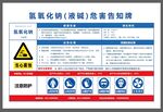  氢氧化钠(液碱)危害告知牌