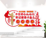 不忘初心砥砺行文化墙图片