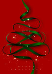 圣诞树-缎带