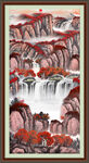 大厅山水画 