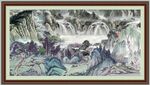 大厅山水画 