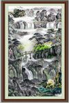 山水中堂画 