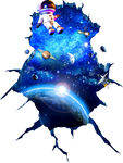 星空创意地画