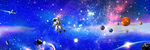 宇宙星空流星