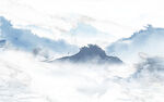 水墨远山