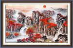 客厅山水画