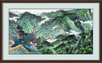 巨幅山水画