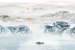 抽象山水画