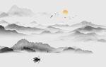 中式山水画
