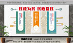 民政背景墙