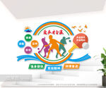 乒乓球体育文化墙图片