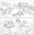 白描园林