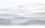 山水水墨图