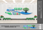共建文明城市文化墙