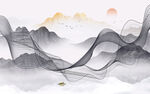 水墨山水画