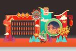 龙年美陈中式国潮