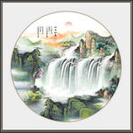 玄关山水画