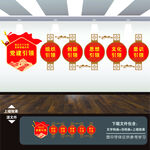党建引领文化墙