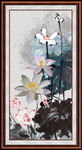 荷花装饰画 