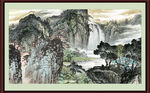 山水国画 