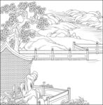 白描园林