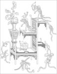 白描花瓶