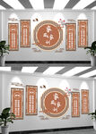 家风家训倡导文明家风文化墙设计