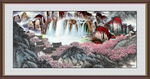 中国画山水画 