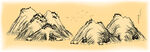 水墨画山水
