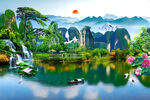 山水风景画