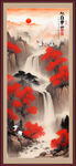 竖幅山水画