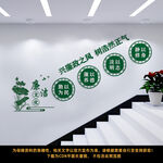 廉政楼梯文化墙
