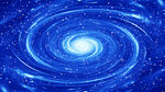 蓝色旋涡星空