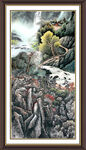 风景山水画 