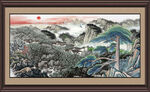 办公室山水画 
