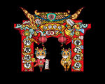  春节门头