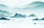 大气 中式新款山水 TIf分层